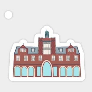 Wellesley College Pomeroy Hall Sticker